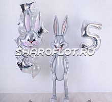 Сет шаров с Багс Банни