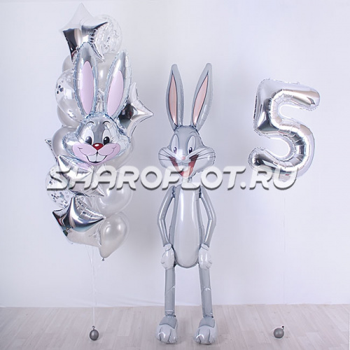 Сет шаров с Багс Банни