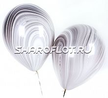 Шар Черно-белый Агат 30см