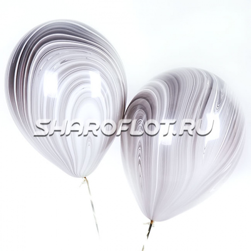 Шар Черно-белый Агат 30см