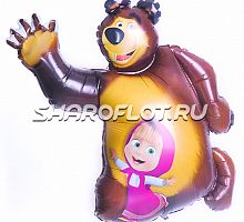 Шар Маша и Медведь 85см