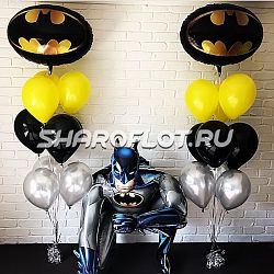 Композиция из шаров Бэтмен