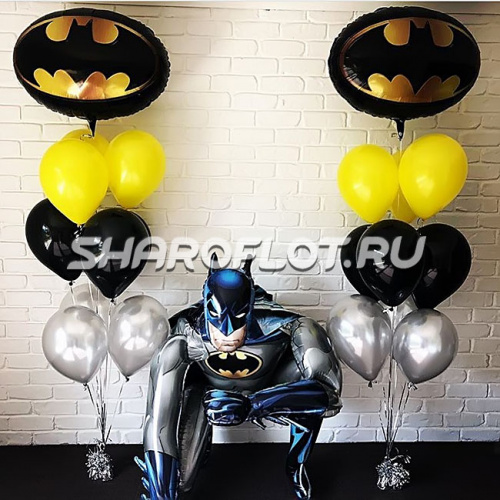 Композиция из шаров Бэтмен