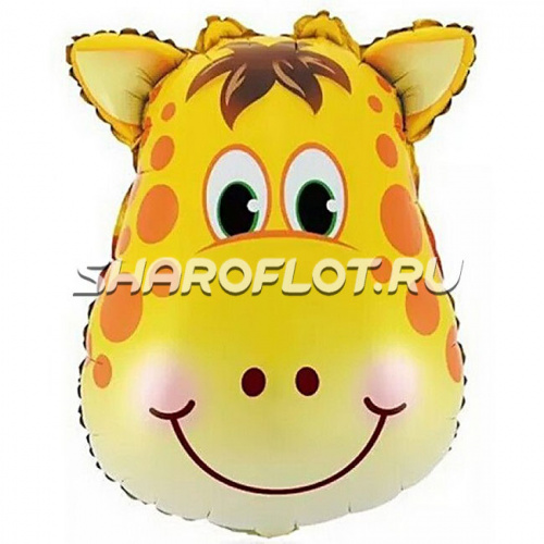Шар Жираф голова 80см