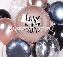 Шар сфера с надписью 50см