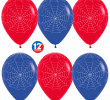 Шары Человек-Паук Паутина, 30см