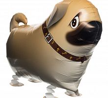 Ходячий шар «Собака Мопс» 61см