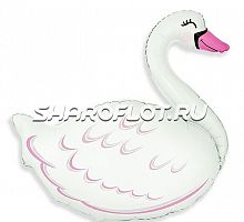 Шар Лебедь 80см