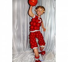 Фигура из шаров «Баскетболист» 