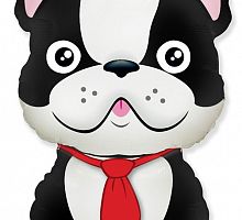 Мини-шар Бульдог Черный 25см