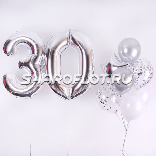 Шарики парню на 30 лет