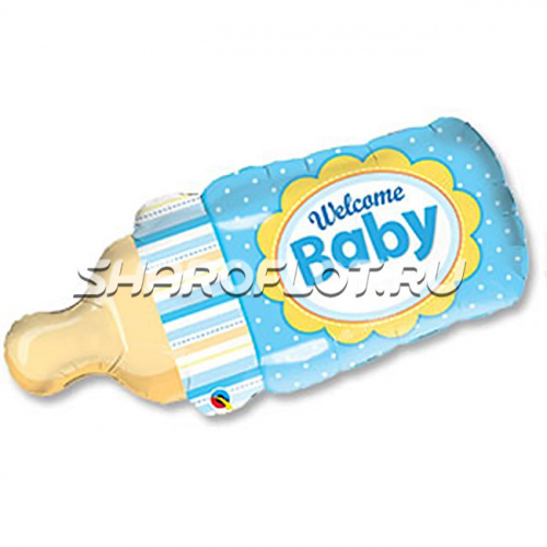 Шар Бутылочка мальчика 95см