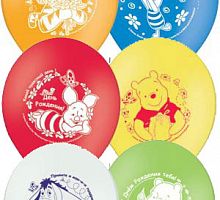 Шары Винни Пух Дисней Ассорти 30см