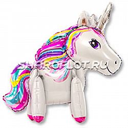 Ходячий шар Единорог 50см