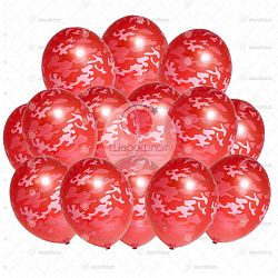 Шары Милитари розовые 30см