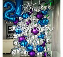 Фотозона из шаров фольгированных на день рожденьеРазмер 