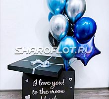 Коробка с шариками Love to the Moon and Back