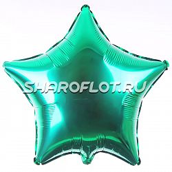 Шар Звезда Зеленая 40см