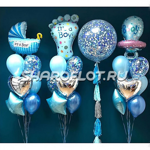 Стильный сет на выписку мальчику