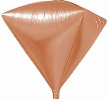 Шар Алмаз Розовое Золото 55см