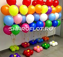 Фонтан из шаров №1