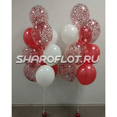 Фонтан из 10 шаров