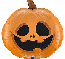 Шар фигурный Веселая тыква 70см