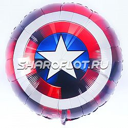 Шар  Капитан Америка Щит 70см