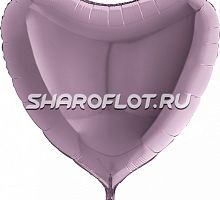 Шар Сердце Сиреневое 80см