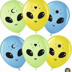 Шары Инопланетяне Ассорти, 30см