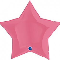 Шар Звезда Макарунс Фуксия 80см