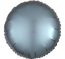 Шар Круг Сталь сатин 40см