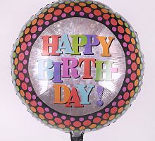 Круг с Конфетти и голографией HB 70см