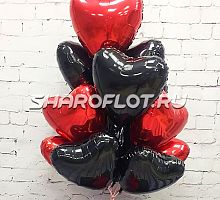 Букет шаров для парня на день влюбленных