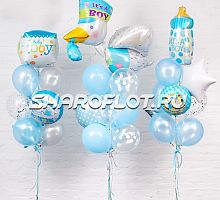 Фонтаны из шаров для малыша