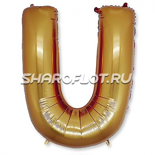 Шар Английская буква  U 85см