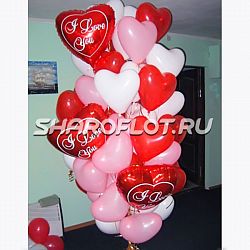 Фонтан из шаров любимой маме