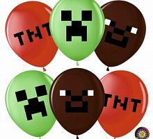 Шары Пиксели ТНТ, 30см