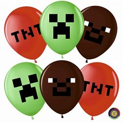 Шары Пиксели ТНТ, 30см