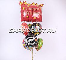 Букет шаров Майнкрафт