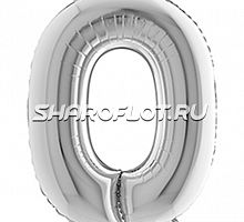 Шар Английская буква O Серебро